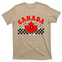 Canada Day Funny Retro Maple Leaf Canada Day T-Shirt