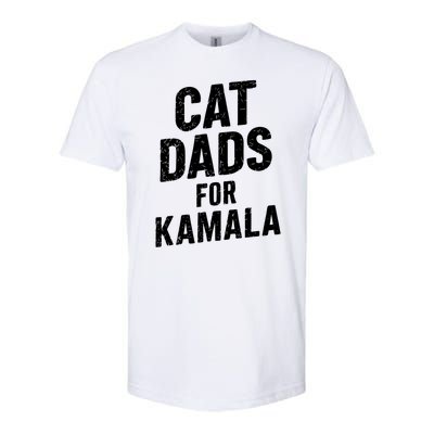 Cat Dads For Kamala Harris For President 2024 Softstyle® CVC T-Shirt