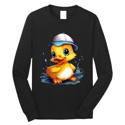 Cute Duckling Funny Duckling Lover Baby Duck Long Sleeve Shirt