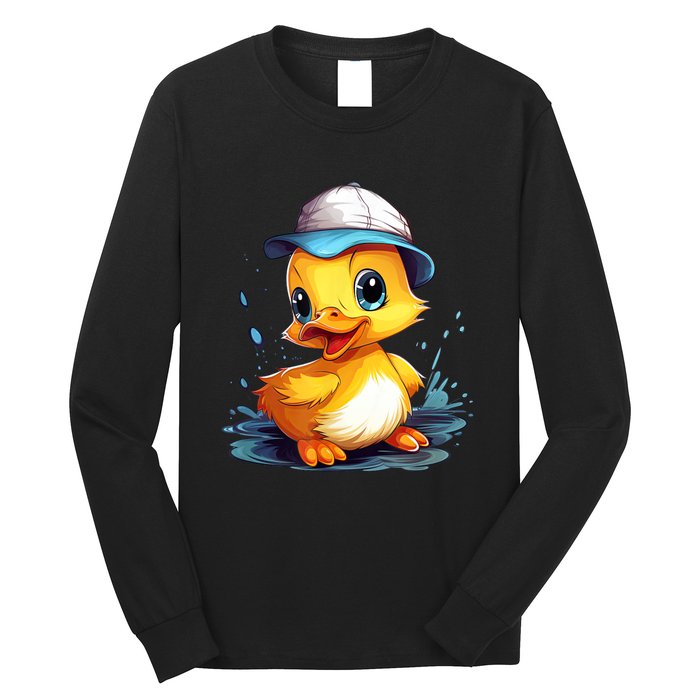 Cute Duckling Funny Duckling Lover Baby Duck Long Sleeve Shirt