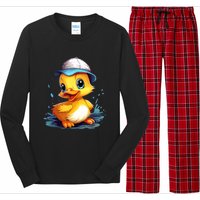 Cute Duckling Funny Duckling Lover Baby Duck Long Sleeve Pajama Set