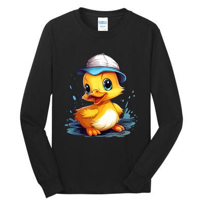 Cute Duckling Funny Duckling Lover Baby Duck Tall Long Sleeve T-Shirt