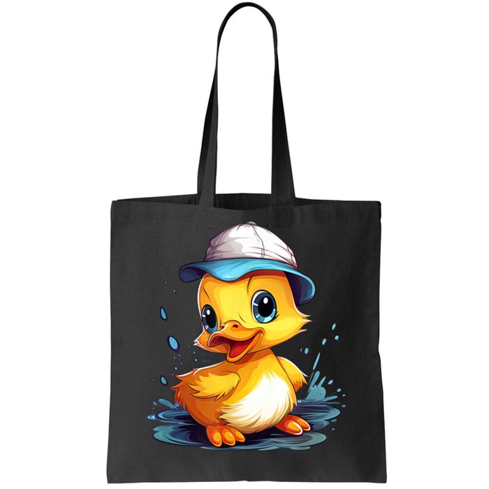 Cute Duckling Funny Duckling Lover Baby Duck Tote Bag