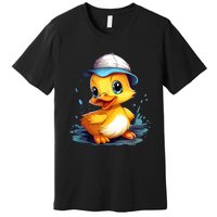 Cute Duckling Funny Duckling Lover Baby Duck Premium T-Shirt