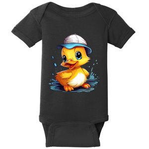 Cute Duckling Funny Duckling Lover Baby Duck Baby Bodysuit