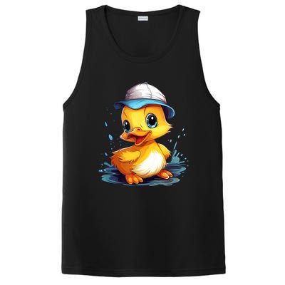 Cute Duckling Funny Duckling Lover Baby Duck PosiCharge Competitor Tank