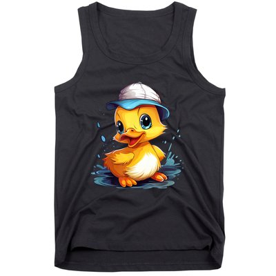 Cute Duckling Funny Duckling Lover Baby Duck Tank Top