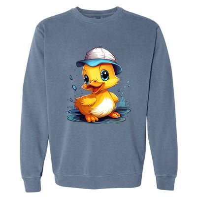 Cute Duckling Funny Duckling Lover Baby Duck Garment-Dyed Sweatshirt