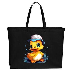 Cute Duckling Funny Duckling Lover Baby Duck Cotton Canvas Jumbo Tote