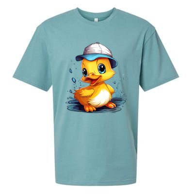 Cute Duckling Funny Duckling Lover Baby Duck Sueded Cloud Jersey T-Shirt