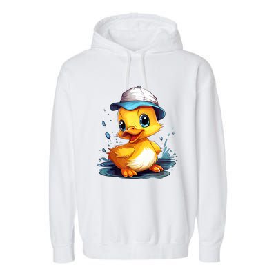 Cute Duckling Funny Duckling Lover Baby Duck Garment-Dyed Fleece Hoodie