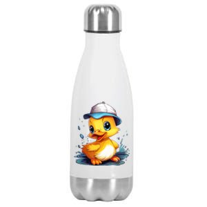 Cute Duckling Funny Duckling Lover Baby Duck Stainless Steel Insulated Water Bottle