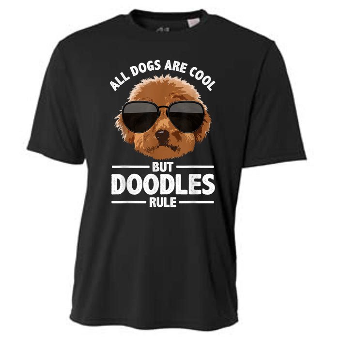 Cute Doodle For Men Women Golden Doodle Labradoodle Dog Cooling Performance Crew T-Shirt