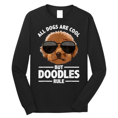 Cute Doodle For Men Women Golden Doodle Labradoodle Dog Long Sleeve Shirt