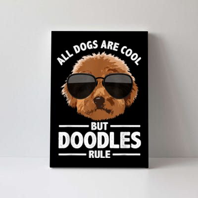 Cute Doodle For Men Women Golden Doodle Labradoodle Dog Canvas