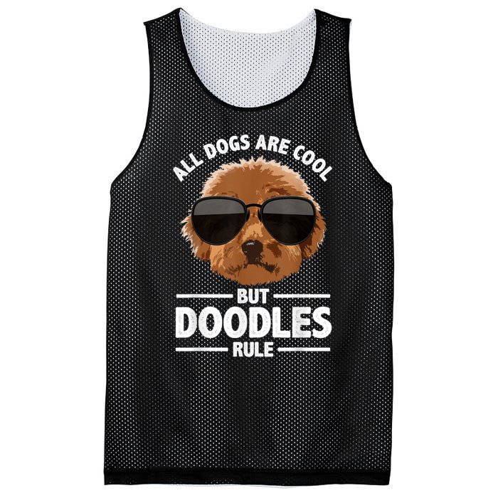 Cute Doodle For Men Women Golden Doodle Labradoodle Dog Mesh Reversible Basketball Jersey Tank