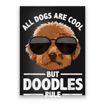 Cute Doodle For Men Women Golden Doodle Labradoodle Dog Poster