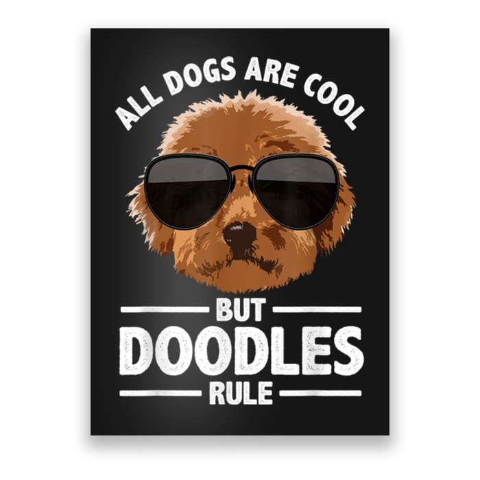 Cute Doodle For Men Women Golden Doodle Labradoodle Dog Poster