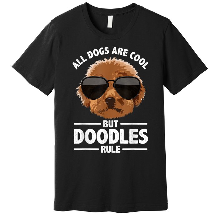 Cute Doodle For Men Women Golden Doodle Labradoodle Dog Premium T-Shirt