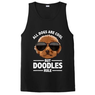Cute Doodle For Men Women Golden Doodle Labradoodle Dog PosiCharge Competitor Tank