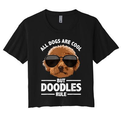 Cute Doodle For Men Women Golden Doodle Labradoodle Dog Crop Top
