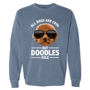 Cute Doodle For Men Women Golden Doodle Labradoodle Dog Garment-Dyed Sweatshirt