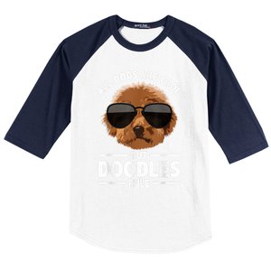 Cute Doodle For Men Women Golden Doodle Labradoodle Dog Baseball Sleeve Shirt