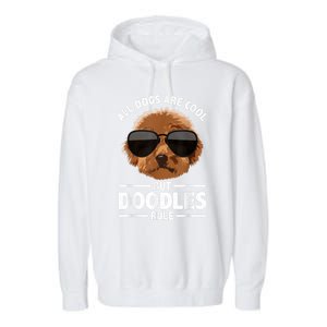 Cute Doodle For Men Women Golden Doodle Labradoodle Dog Garment-Dyed Fleece Hoodie