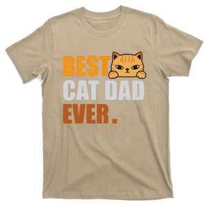 CAT DAD Fathers Day Kitty Daddy Papa Christmas T-Shirt