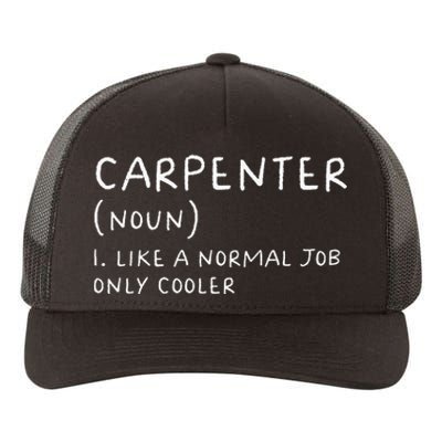 Carpenter Definition Funny Carpentry Woodworking Yupoong Adult 5-Panel Trucker Hat