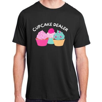 Cupcake Dealer Funny Cupcake Baker Pastry Baking Gift Adult ChromaSoft Performance T-Shirt