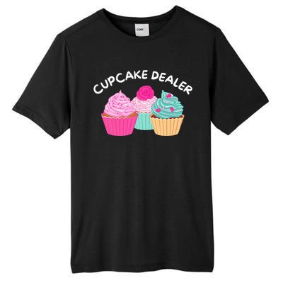 Cupcake Dealer Funny Cupcake Baker Pastry Baking Gift Tall Fusion ChromaSoft Performance T-Shirt