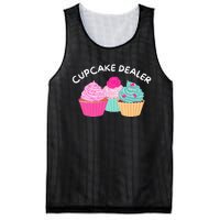 Cupcake Dealer Funny Cupcake Baker Pastry Baking Gift Mesh Reversible Basketball Jersey Tank