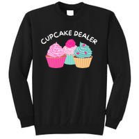 Cupcake Dealer Funny Cupcake Baker Pastry Baking Gift Tall Sweatshirt