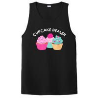 Cupcake Dealer Funny Cupcake Baker Pastry Baking Gift PosiCharge Competitor Tank