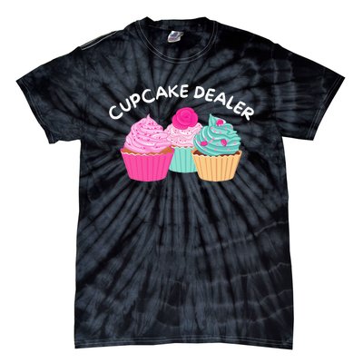 Cupcake Dealer Funny Cupcake Baker Pastry Baking Gift Tie-Dye T-Shirt