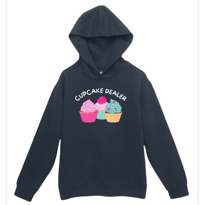 Cupcake Dealer Funny Cupcake Baker Pastry Baking Gift Urban Pullover Hoodie