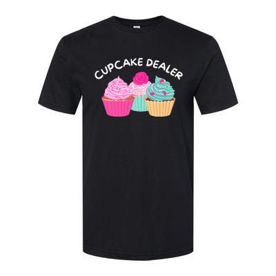 Cupcake Dealer Funny Cupcake Baker Pastry Baking Gift Softstyle CVC T-Shirt