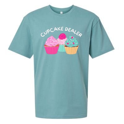 Cupcake Dealer Funny Cupcake Baker Pastry Baking Gift Sueded Cloud Jersey T-Shirt