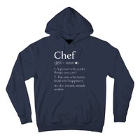 Chef Definition Funny Line Saying Cook Cooking Gifts Chefs Hoodie