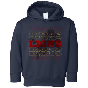 Cool Detroit Football Lions Toddler Hoodie