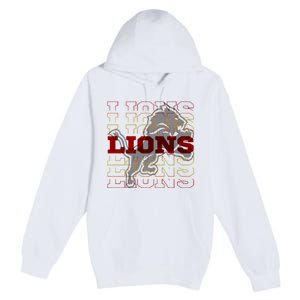 Cool Detroit Football Lions Premium Pullover Hoodie