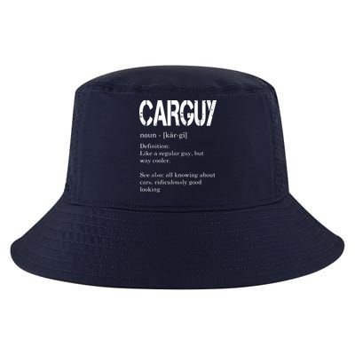 Carguy Definition Funny Car Lover Gift Cool Comfort Performance Bucket Hat