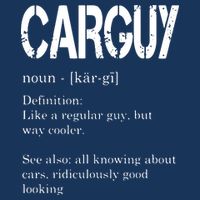 Carguy Definition Funny Car Lover Gift 7 Panel Mesh Trucker Snapback Hat