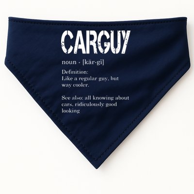 Carguy Definition Funny Car Lover Gift USA-Made Doggie Bandana