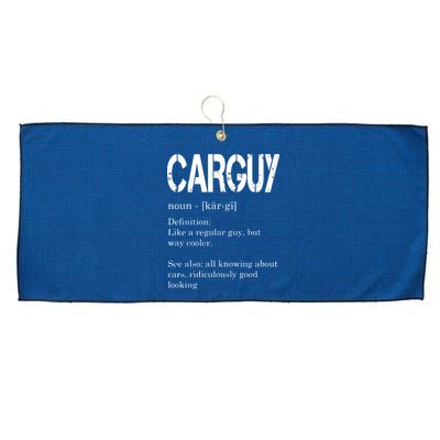 Carguy Definition Funny Car Lover Gift Large Microfiber Waffle Golf Towel