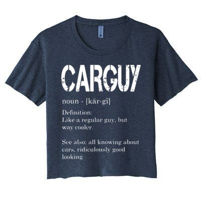 Carguy Definition Funny Car Lover Gift Crop Top