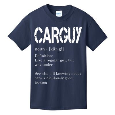 Carguy Definition Funny Car Lover Gift Kids T-Shirt