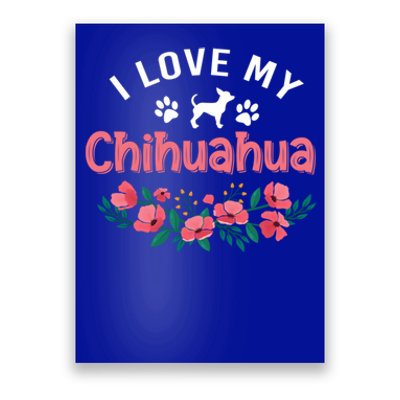 Chihuahua Dog Funny Gift Cute Chihuahua Dog Christmas Gift Poster