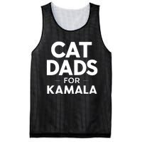 Cat Dads For Kamala President Harris Democrat Vote Blue 2024 Mesh Reversible Basketball Jersey Tank